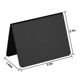Vente en gros de plaque d'immatriculation de table de <span class=keywords><strong>prix</strong></span> de mini tableau en L réutilisable et étanche à l'eau et réinscriptible - Product Image 2
