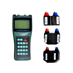 Medidor de vazão ultrassônico portátil de alta precisão para combustível diesel, medidor de vazão de controle de líquidos de 6 POLEGADAS