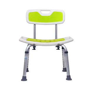 KSMED Bath Chair for Disabled KSM-SC Green Color Non slip Bathroom Chair <b>Bench</b> Stool Bath Chair with Backrest Arm - Product Image 4