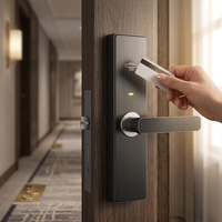 Cerradura de Hotel, Software de Gestión Hotelera Gratuito, Sistema de Cerradura Electrónica Inteligente para Habitaciones de Hotel y Apartamentos, Cerradura de Puerta de Hierro Fundido
