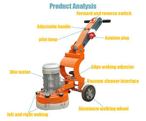 330MMダイヤモンドコンクリート床エッジ研削表面研削機 - Product Image 6