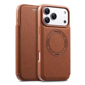 เคสโทรศัพท์ <span class=keywords><strong>iPhone</strong></span> 18 <span class=keywords><strong>Pro</strong></span> <span class=keywords><strong>Max</strong></span> รองรับการชาร์จไร้สาย พร้อมช่องใส่บัตร ที่วางโทรศัพท์ กระเป๋าสตางค์ ตัวล็อคแม่เหล็ก หนังเทียม รุ่น 17 Air 16 15 14 <span class=keywords><strong>13</strong></span> - Product Image 4