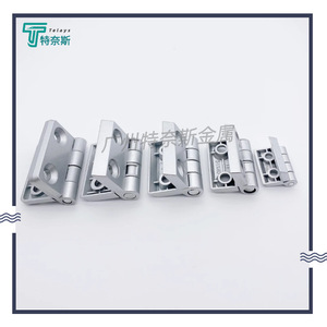 Charnières en profilé aluminium 2020 3030 3040 4040 en alliage de zinc pour portes industrielles et armoires, angle d'ouverture 180 degrés, conception à 2 trous - Product Image 5