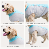 Gilet rafraîchissant pour chien, manteau d'été respirant en maille pour chiens de grande et moyenne taille, soulagement de la chaleur