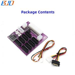 บอร์ดแปลงไฟคอมพิวเตอร์ PSU ATX 24 พิน ตัวเมีย เป็น 8 * IDE Molex 4 พิน และ <span class=keywords><strong>2</strong></span> * ATX 6 พิน มีสินค้าในสต็อก - Product Image 4