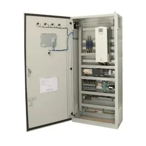 Sistem kontrol otomatis, stasiun pertukaran panas, boiler gas pendingin kabinet kontrol HVAC pemrograman PLC