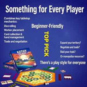 Juego de Mesa de Estrategia <span class=keywords><strong>Catan</strong></span> Island con Versiones en Caja Seleccionables - Product Image 4