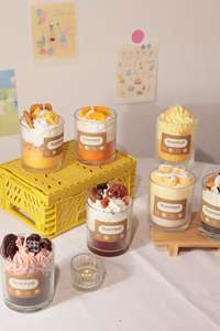 Velas Aromáticas de Lujo LANJO al por Mayor, Velas de Helado Hechas a Mano, Velas de Postre Aromáticas para Días Festivos y Bares - Product Image 3