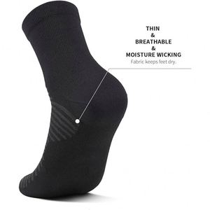 Professional Hosiery Custom Running <b>Socks</b> Solid Color <b>Breathable</b> Crew Sport Cycling <b>Socks</b> - Product Image 4