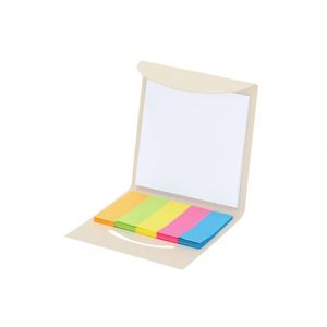 New Arrival Eco-Friendly Recycled Milk Carton Cover Notepads <b>Sticky</b> <b>Notes</b> Pen Set Fabric and Aluminum Material - Product Image 4