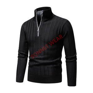 Pull-over confortable pour hommes avec tissu doux et design élégant parfait pour une tenue décontractée par temps froid assurant la chaleur - Product Image 1