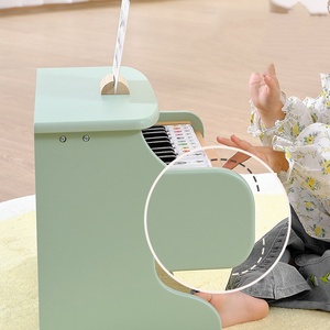 Wholesale Wooden Digital Piano <b>Keyboard</b> for Kids Children Piano <b>Keyboard</b> 25 Keys with Stools Durable Piano for Kids Gift - Product Image 3