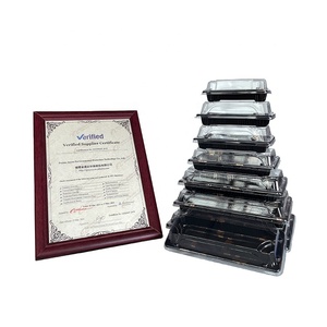 JY-1100 Printing Design Disposable Plastic Blister Food Packaging Container Sushi Takeaway Box