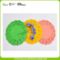 Set Kertas Doily Bulat Tiga Warna Berkualitas Tinggi Harga Terjangkau dengan Tema Huruf/Bunga/Cinta untuk Dekorasi Rumah/Pernikahan/Liburan