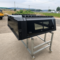Capot de benne rigide pour pick-up, étanche, avec serrure à clé pour hayon, en alliage d'aluminium, installation sans perçage