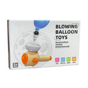 Ensemble de jouets à ballons soufflants 3 en 1 avec balle volante Jouet en plastique sifflets Jouet de motricité orale - Product Image 1