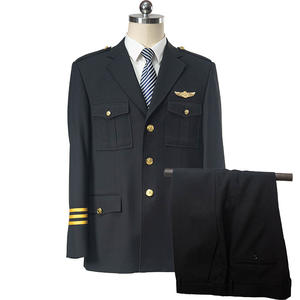 Uniformes de Piloto y Azafata de Vietnam Airlines, Unisex, Negros, Personalizados, 100% Poliéster, para Toda Temporada - Product Image 6