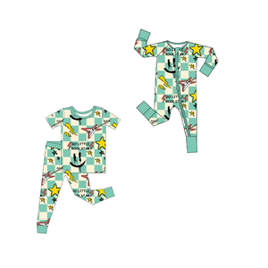 Personnalisé Noël Imprimé Enfants Vêtements Écologique 2 Pcs Manches Longues Bébé Pyjamas Costumes Usine Vente en Gros - Product Image 6