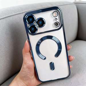 Coque de téléphone électro-plaquée adaptée à Samsung A55, pour Samsung S26, coque de protection magnétique tendance antichoc - Product Image 6