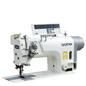 Gebruikt Brother 8722 Twin Naalden Direct Drive Lock Stitcher Naaimachines