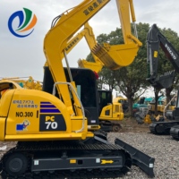 Mini-excavatrice d'occasion haute performance PC 70 pour les acheteurs mondiaux