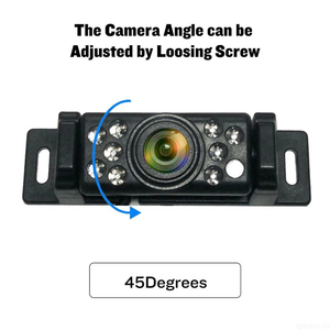 IPoster شاشة 5 بوصة + كاميرا احتياطية للرؤية الخلفية عالية الدقة للرؤية الليلية مقاومة للماء - Product Image 5