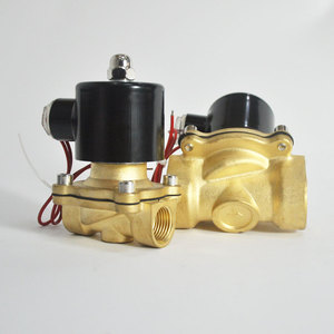 24VDC/110V/220VAC 2w 1/4 3/8 1/2英寸隔膜电动电磁阀常开/常闭 - Product Image 1
