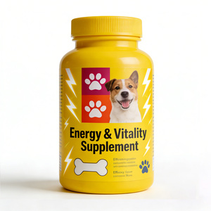 Suplementos y Vitaminas para Mascotas, Cápsulas de Vitaminas, Sin GMO, Certificación Vegana, Orgánico, COA, GMP, HACCP, ISO, CE - Product Image 2