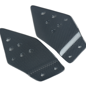 Plaques de talon en fibre de carbone pour <span class=keywords><strong>Kawasaki</strong></span> <span class=keywords><strong>Z750</strong></span> 2007-2012/Z1000 2007 2008 <span class=keywords><strong>2009</strong></span> - Product Image 1