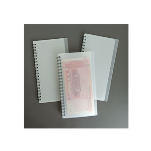Etichetta personalizzata in plastica di dimensioni personali A6 fondi risparmio sfida Planner nero spirale agende di risparmio Tabbed in contanti - Product Image 1
