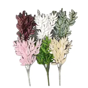 5 가지 인공 버드 나무 지점 흰색 인공 꽃 재료 웨딩 장식 꽃 베스트 셀러