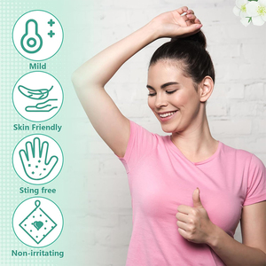 Déodorant anti-transpirant pour femme, respectueux de la peau, <span class=keywords><strong>lingettes</strong></span> humides pour les <span class=keywords><strong>aisselles</strong></span>, emballées individuellement - Product Image 3