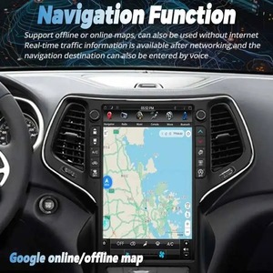 Radio con <span class=keywords><strong>pantalla</strong></span> <span class=keywords><strong>Android</strong></span> <span class=keywords><strong>de</strong></span> 13,6 pulgadas para coche Jeep Cherokee 2014-2021, navegación GPS, Carplay, reproductor Multimedia <span class=keywords><strong>de</strong></span> vídeo, grabadora - Product Image 3