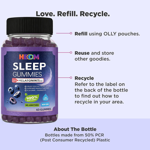 OEM Gommes naturelles à la mélatonine Aide au sommeil sans accoutumance pour favoriser un sommeil réparateur Supplément vitaminique - Product Image 5