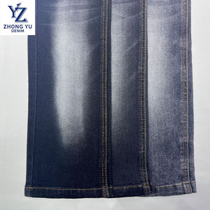 10 oz Stretch tissé fil teint coton Polyester Spandex Slub sergé Denim tissu pour enfants et adolescents Jeans - Product Image 3