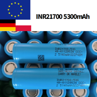 Batterie cylindrique lithium-ion haute capacité 53G 5000mAh 21700 pour vélos électriques 10A 3C 4.2V 50E/50G/50S - Stock UE Livraison rapide