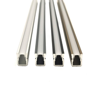 Profils en aluminium LED YG-0809F 8*9MM Profil linéaire LED en forme de U Canal intégré Profil de bande LED