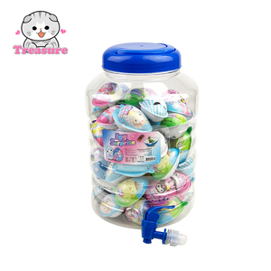 Cat and Rabbit <strong>Cartoon</strong> Design <strong>Egg</strong> Shape Chocolate Candy Chocolate Biscuit Surprise <strong>Egg</strong> with Toy Packing in Big Jar - Product Image 6