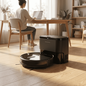 Robot Aspirador y Fregador Automático, 120-150 Minutos de Autonomía, Base de Recolección de Polvo Grande de 3.5L, Autocargable, Limpiador de Pisos Inteligente para el Hogar - Product Image 6