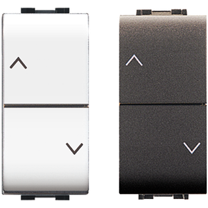 Interruttore a Doppio Pulsante Interconnesso 'MYLIFE' 10A 250V - Bianco - Product Image 1