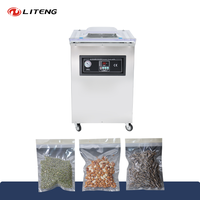 Machine d'emballage sous vide automatique multimodale électrique LITENG DZ-500/A5 pour boîtes de conserve alimentaires et matériaux en feuille d'aluminium, haute productivité