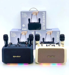 Altavoz Bluetooth M119 con micrófono inalámbrico, altavoz de Karaoke para el hogar, altavoz de Karaoke portátil con <span class=keywords><strong>2</strong></span> micrófonos inalámbricos - Product Image 5