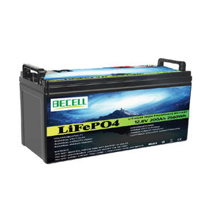 Özelleştirilebilir lityum demir pil paketi LiFePO4 pil 12V 200Ah 12V lityum pil 2000Ah Lifepo4 güneş sistemi için BMS - Product Image 1