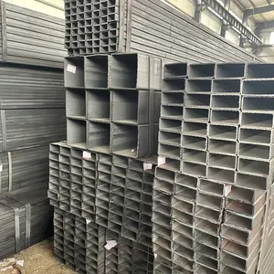 عالية الجودة البناء الهيكلي المجلفن أنبوب مربع من الفولاذ أنبوب فولاذي مغلفن الكربون الأنابيب للبيع