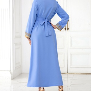 Ropa Musulmana Tradicional Personalizada OEM, Ropa para Mujeres Musulmanas, Abaya, Vestido de Noche - Product Image 2