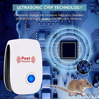 Répulsif Ultrasonique d'Intérieur Puissant, Anti-Nuisibles Électrique à Brancher, Efficace Contre les Mouches, Souris, Insectes et Chauves-souris