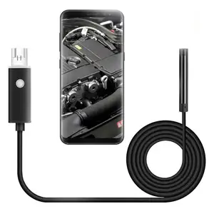 5.5Mm Lens Otg Usb 2in1 Android Endoscoop Camera 5M Zachte Kabel Waterdicht Inspectie Snake Camera 480P Micro usb Endoscoop