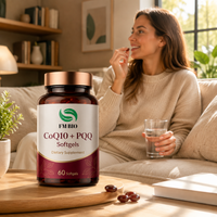 Capsules molles de Coenzyme Q10 PQQ OEM pour la vitalité cellulaire quotidienne et le bien-être cardiaque – Complément nutritionnel en vrac sous marque privée