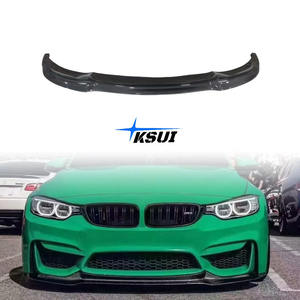 Bumper depan KSUI gaya M4, Kit bodi bibir gaya V serat karbon 4 seri F32 F33 F36 - Product Image 1