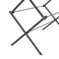 Porte-vêtements pliable à 3 niveaux, 10 m, prix bas, support de séchage pour salle de bain en métal